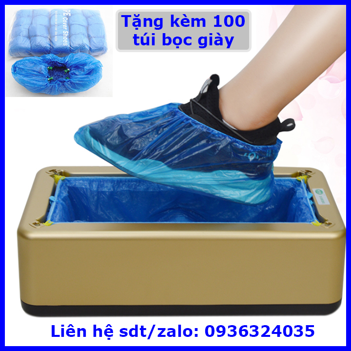 Máy bọc giày tự động - Bọc giày dép đi trong nhà, nhà xưởng chế biến, công ty