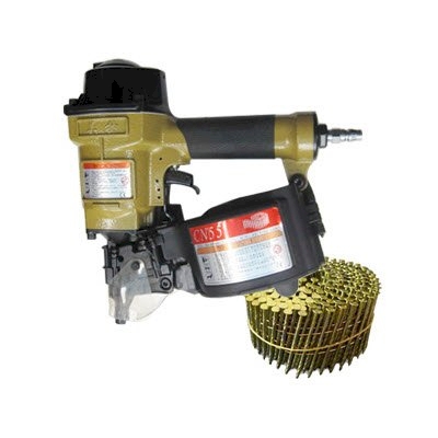 Máy bắn đinh meitei cn55 dùng đinh cuộn dùng hơi