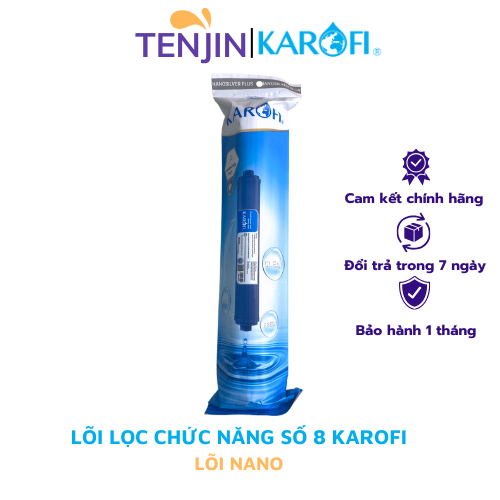 Lõi lọc nước Karofi lõi số 8 Nano dùng cho máy lọc nước Karofi - Hàng chính hãng