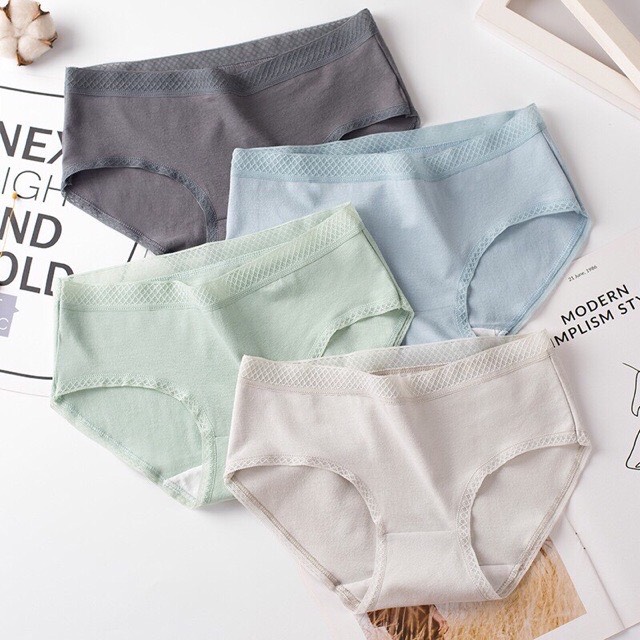 Quần lót cotton cạp lưới ql01 larosa