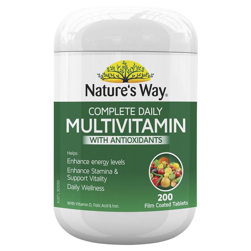 Nature’s Way Vitamin Tổng Hợp Complete Daily Multivitamin 200 Viên Của Úc
