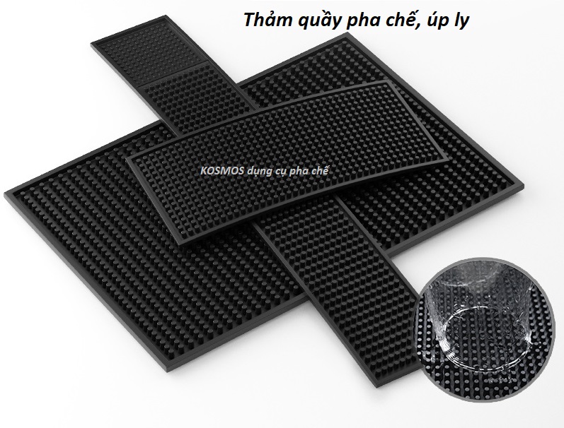 Thảm BAR lót quầy pha chế, xe cà phê dạo chống trượt kích thước như ý !!