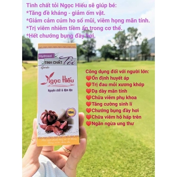 Nước cất tinh chất tỏi 100ml - Ngọc hiếu