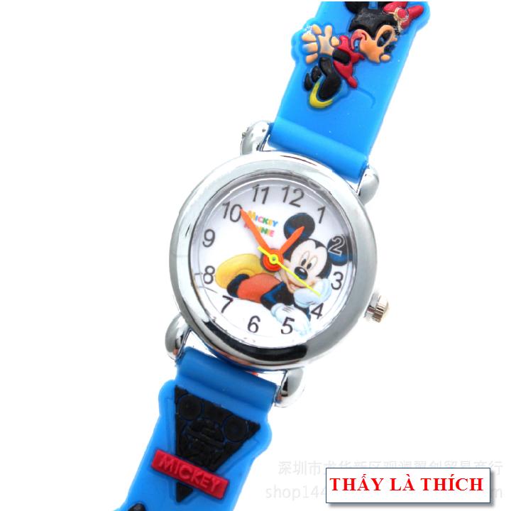 Đồng hồ bé trai họa tiết 3d Chuột Mickey - DH2019100015020039
