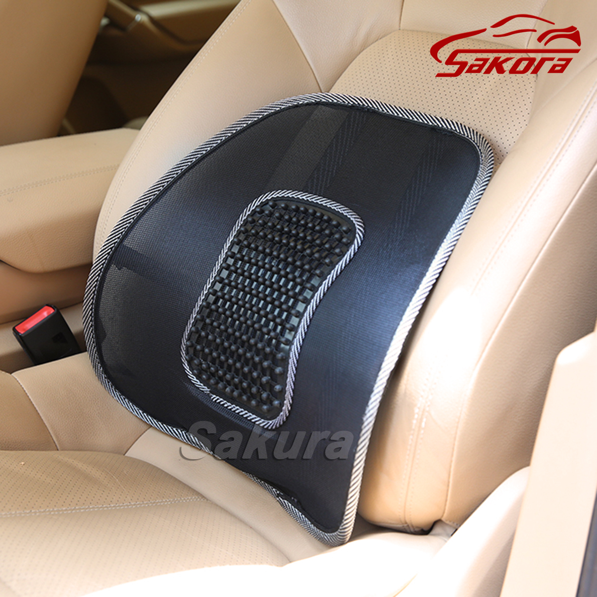 [HCM]44*48*17CM Tấm Lưới Đệm Massage Tựa Lưng Chống Nóng Ô Tô Và Văn Phòng L（Kích thước lớn）