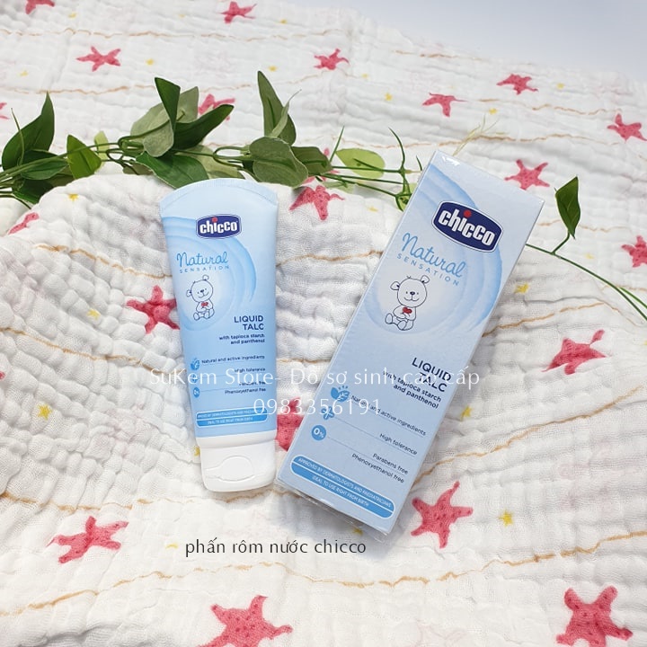 Phấn rôm nước chicco 100ml cho bé - sukem shop