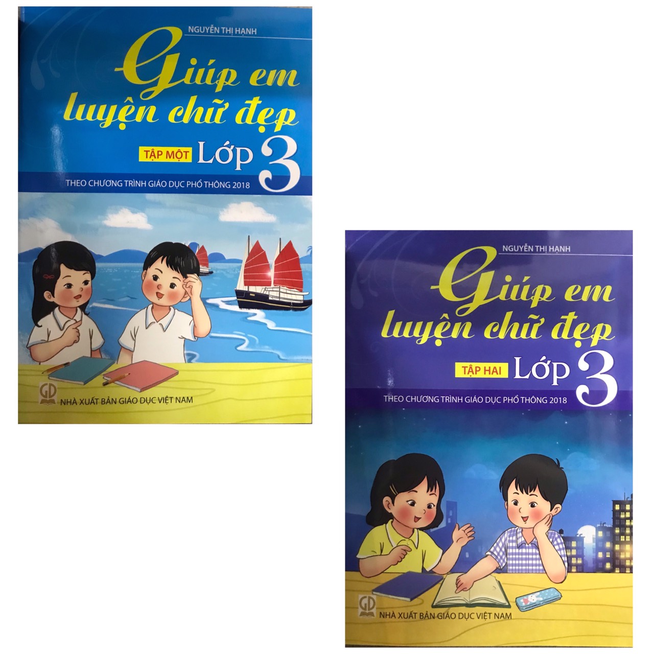 Edubook - Combo Giúp em luyện chữ đẹp lớp 3 tập 1 + 2