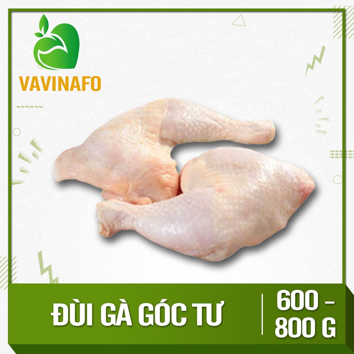 Hcm - đùi gà góc tư - thích hợp với các món chiên, nướng, kho sả ớt,... -