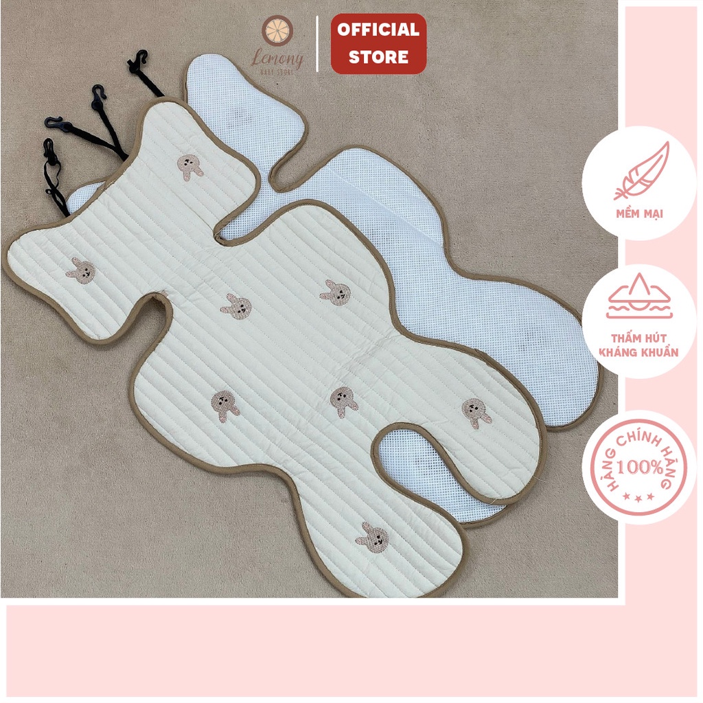 Đệm lót xe đẩy cho bé đa năng hàn quốc, miếng lót xe đẩy 3d cho bé ngồi êm thoáng phụ kiện xe đấy