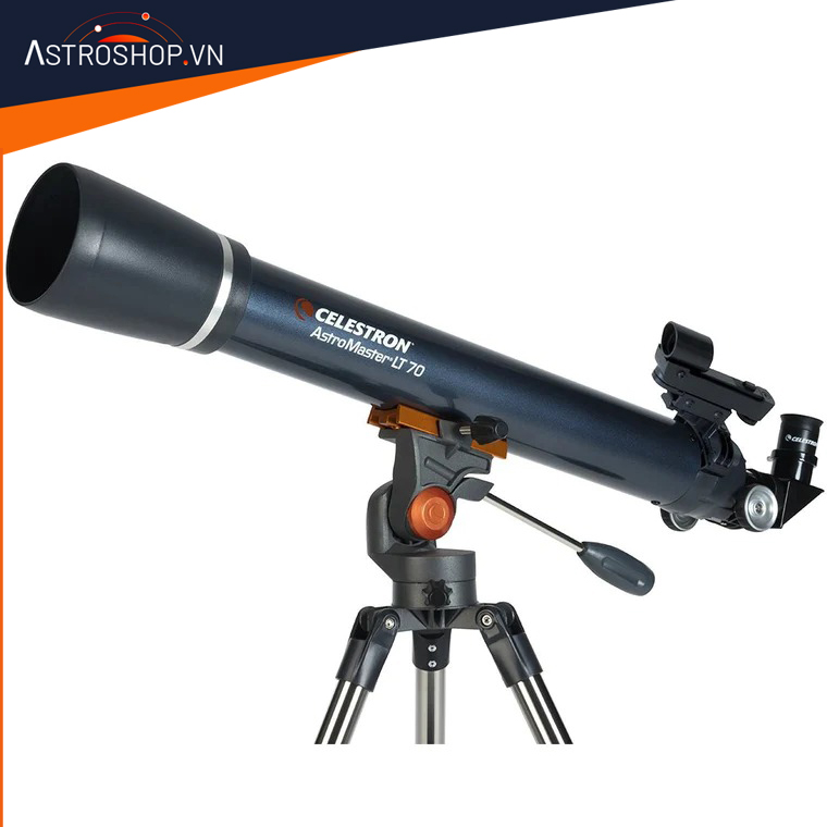 Kính thiên văn khúc xạ Celestron AstroMaster LT 70AZ độ phóng đại lên tới 165x - Bảo hành 24T vv