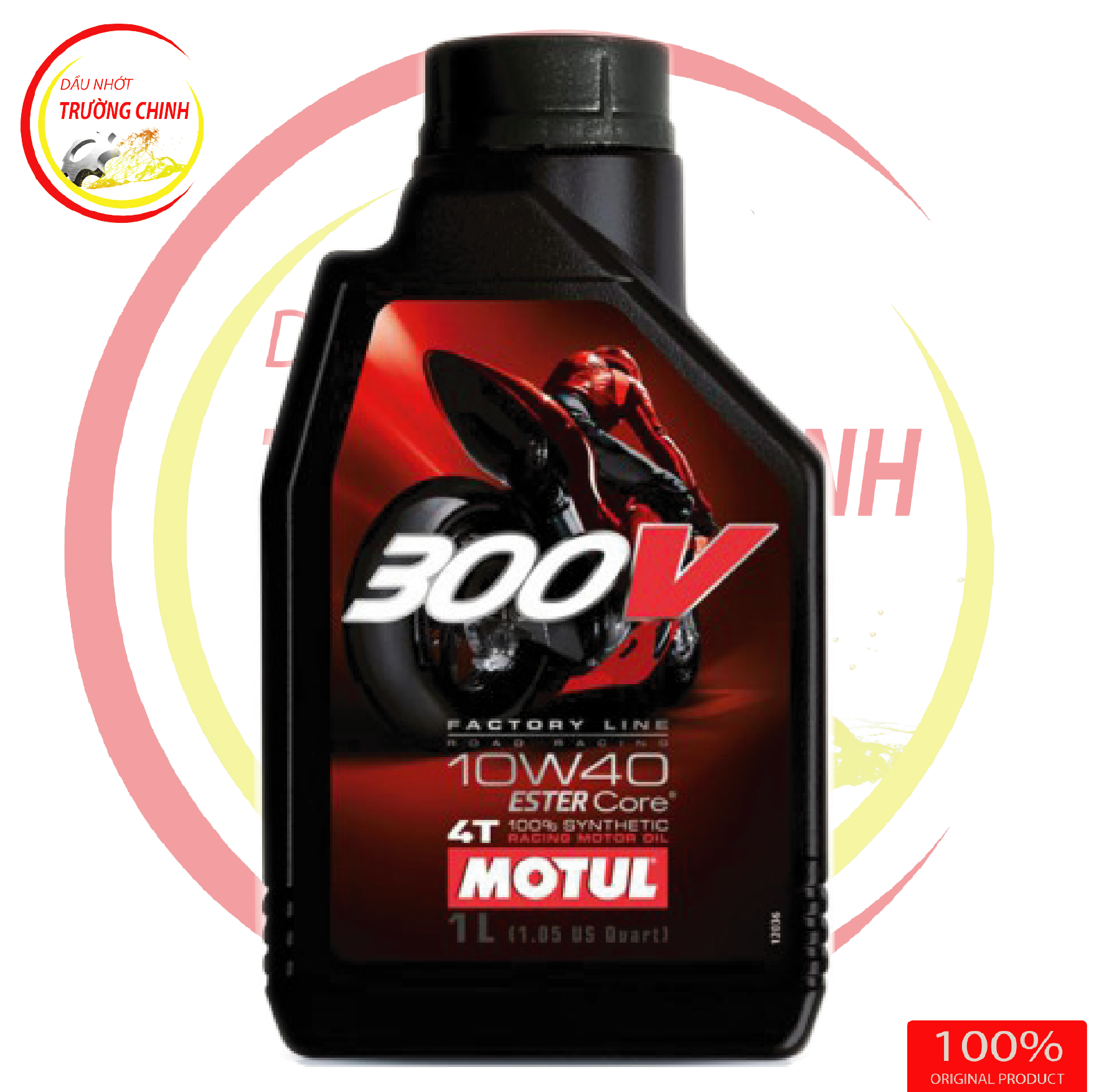 NHỚT MOTUL 300V FACTORY LINE 10W40 TEM 1 LỚP CHÂU Á