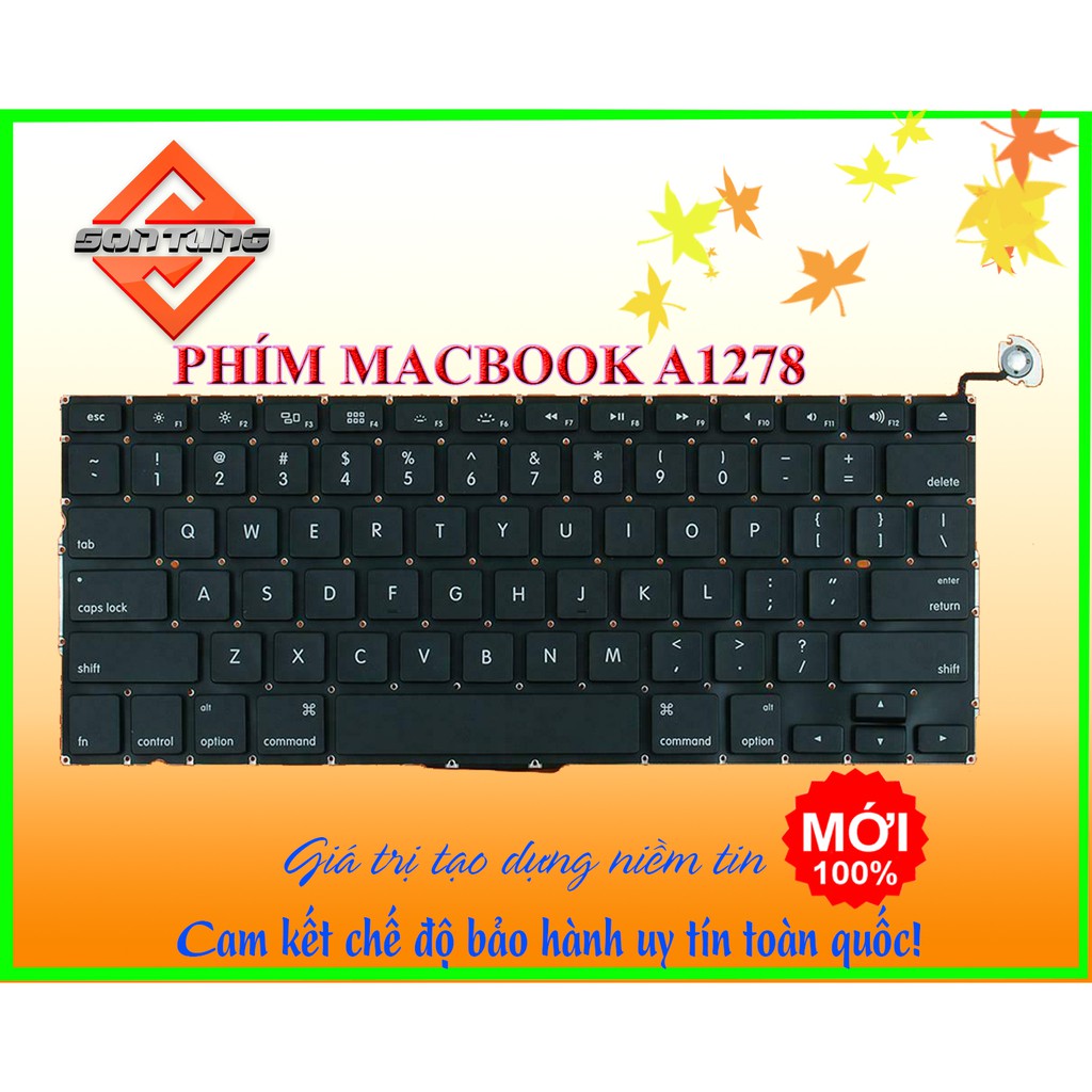 Bàn phím macbook pro 13“ a1278