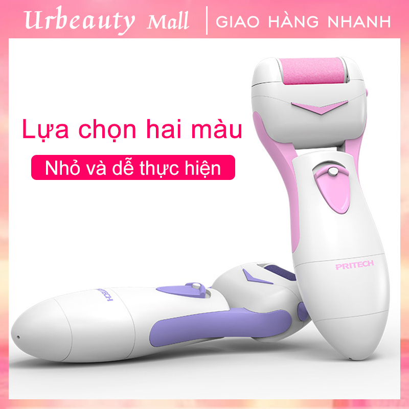 [HCM]【Urbeauty Mall】Tẩy tế bào chết điện Máy mài gót chân chuyên Tẩy chai gót chân bàn chải vệ sinh quà tặng bộ hộp quà công cụ làm đẹp chân