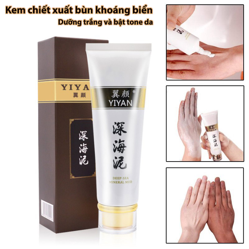 [HCM]YY Kem Tắm Trắng Chiết Xuất Bùn Khoáng Biển Làm Trắng Da Bật Tone An Toàn Hiệu Quả Skin Care