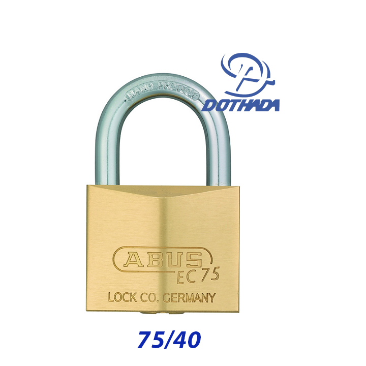 Khóa abus 75/40 thân đồng rộng 40mm 3 chìa vi tính