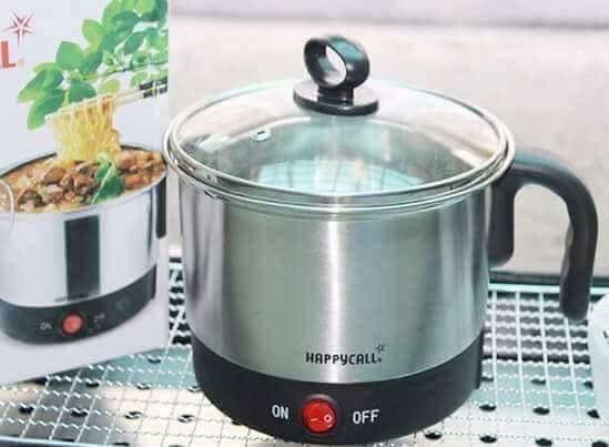 Ca mì Happy Call, ca mì đa năng, luộc trứng, luộc rau, nấu lẩu