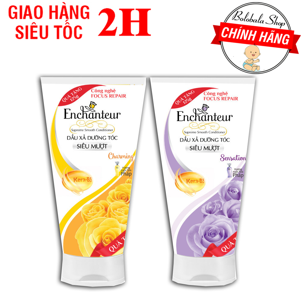 Dầu Xả Dưỡng Tóc Siêu Mượt Enchanteur Charming 125g