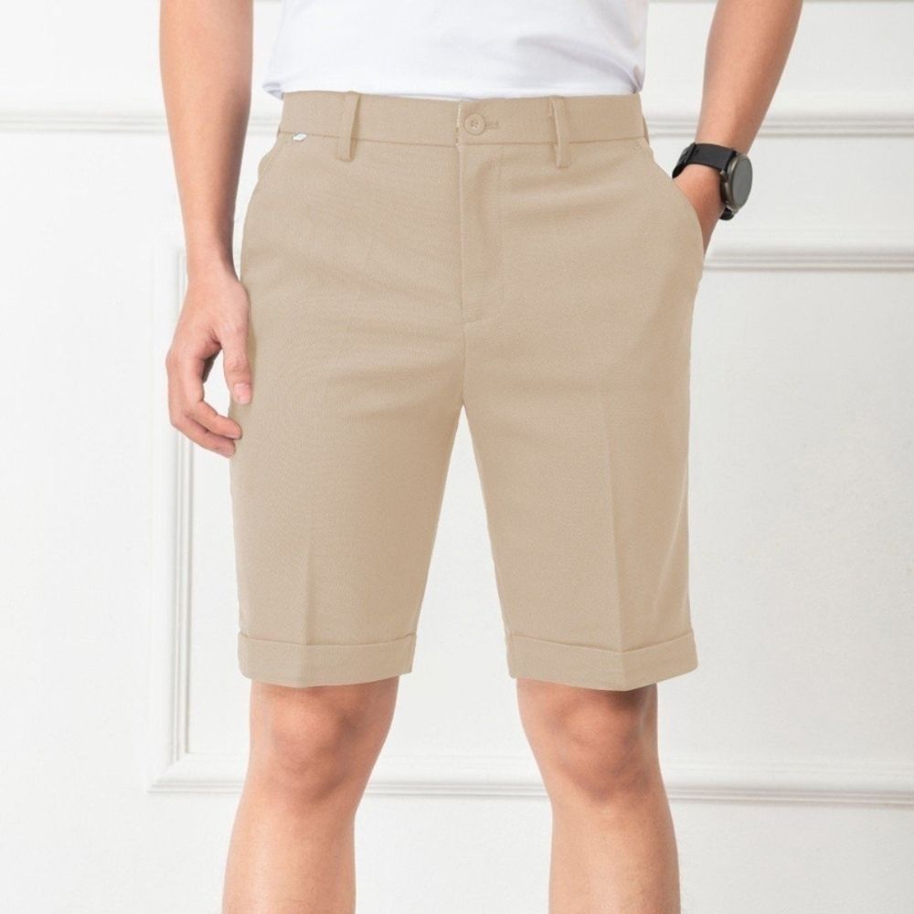Quần short tây nam GOZIN.STORE chất vải co giãn thoáng mát quần nam bigsize
