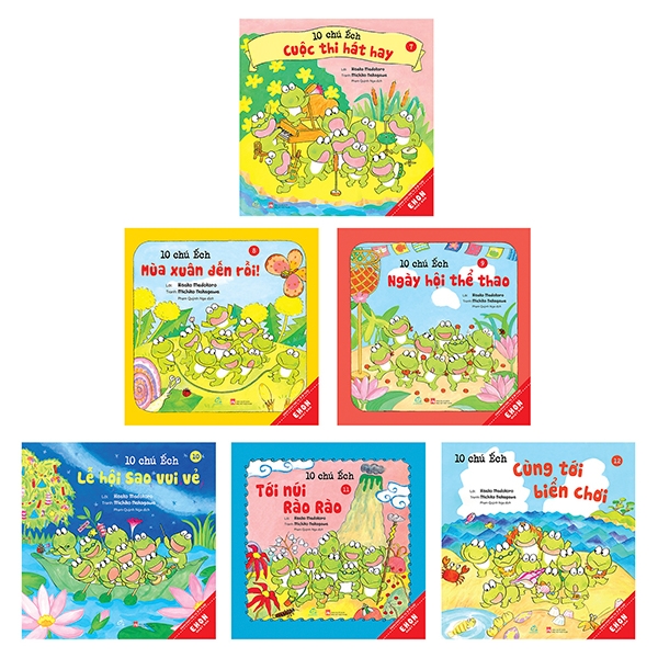 Fahasa - Bộ Sách 10 Chú Ếch (Tập 7 Đến Tập 12) - Bộ 6 Cuốn