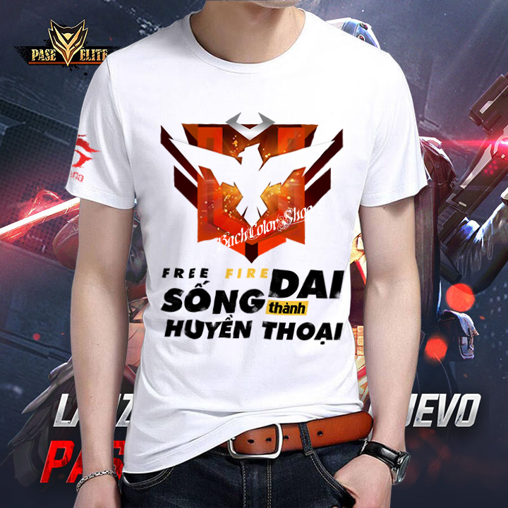 Áo Thun Free Fire Rank Huyền Thoại T