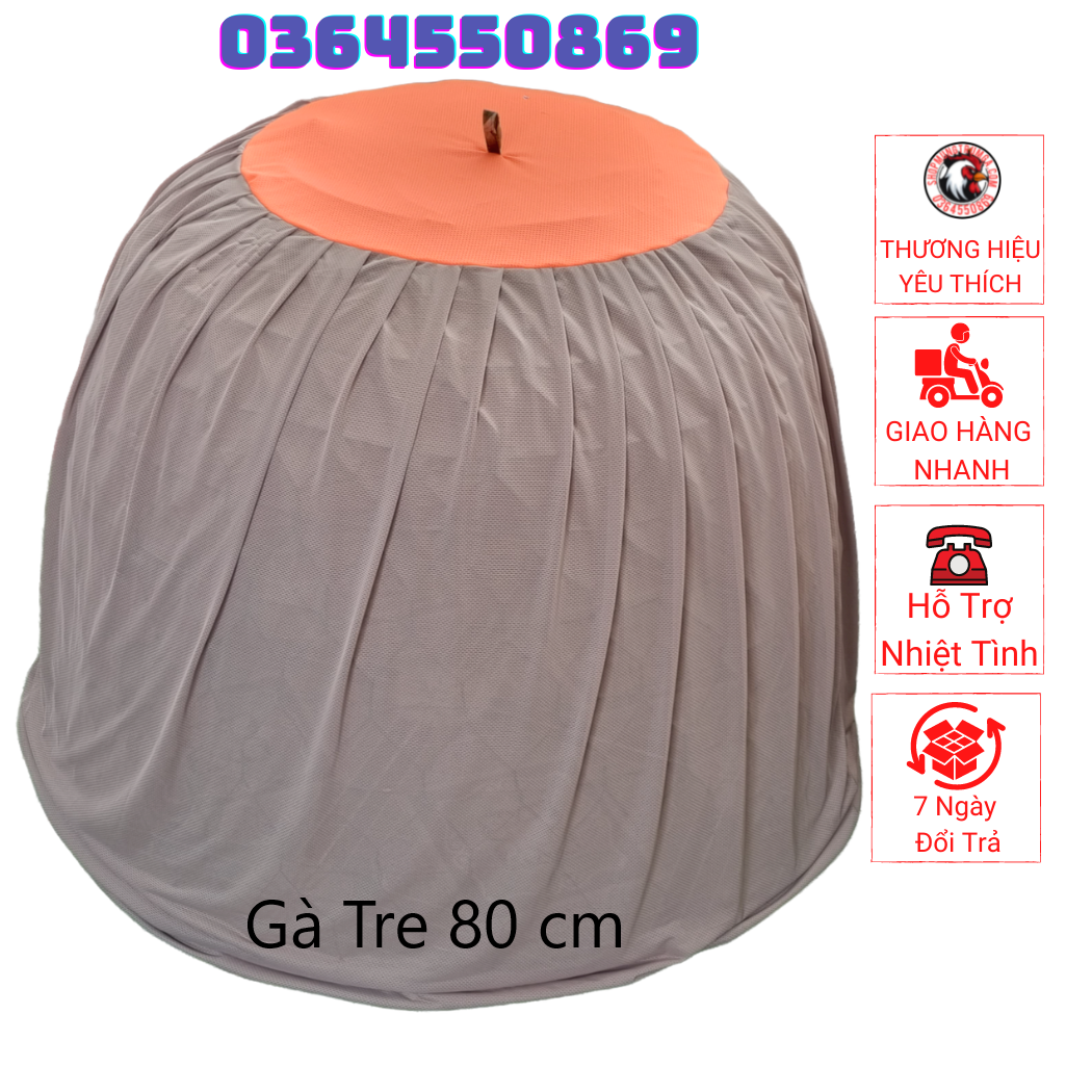 ÁO trùm lồng gà nhỏ, mùng bội úp gà tre.