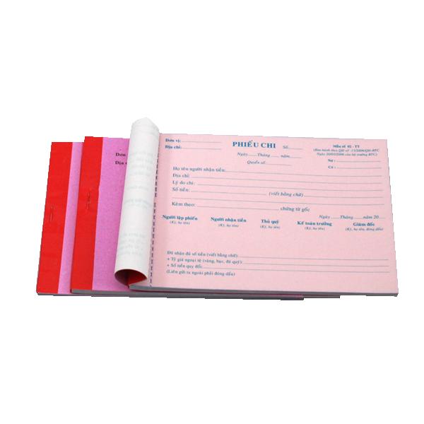10 cuốn phiếu chi 2 liên 100 tờ (50 bộ) 13x19cm