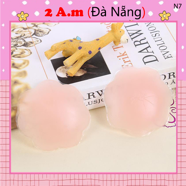 Miếng dán ngực silicon mỏng hình cánh hoa cao cấp bám dính tốt mềm mỏng chống lộ 2am