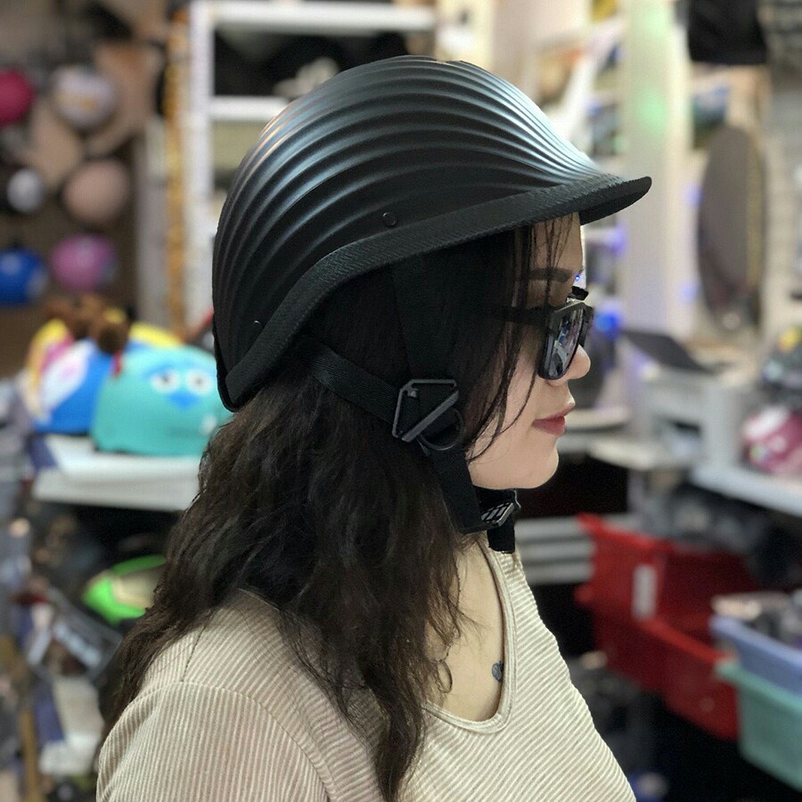 Nón bảo hiểm nửa đầu hình vỏ sò nam nữ thời trang