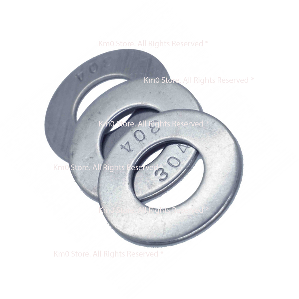 Set 03 lông đền phẳng inox 304 cho ốc m6 cd1043