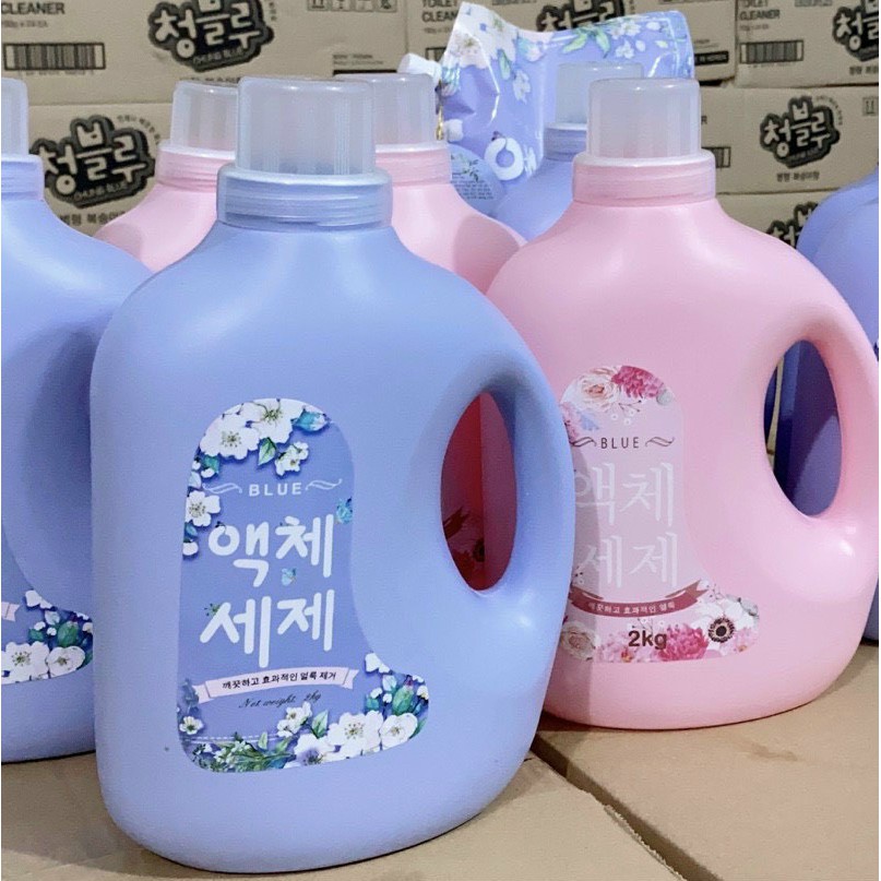 Nước giặt blue hàn quốc - can 2 lit