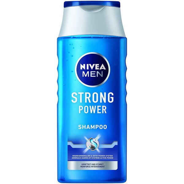Dầu gội Nivea Men làm sạch và mượt tóc - Nivea Men Strong Power, chai 250ml.
