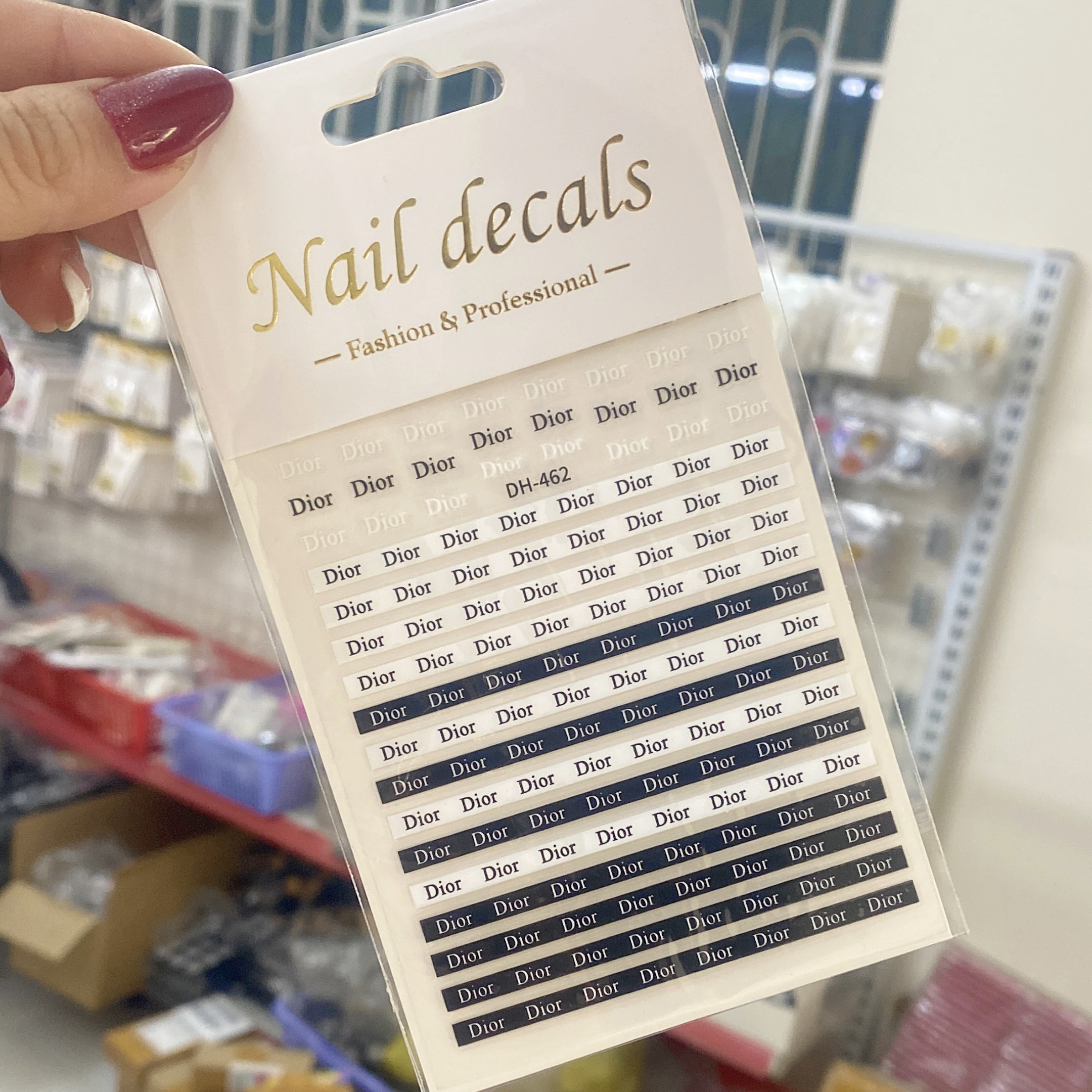 Sticker dán móng tay siêu rẻ - mini nails
