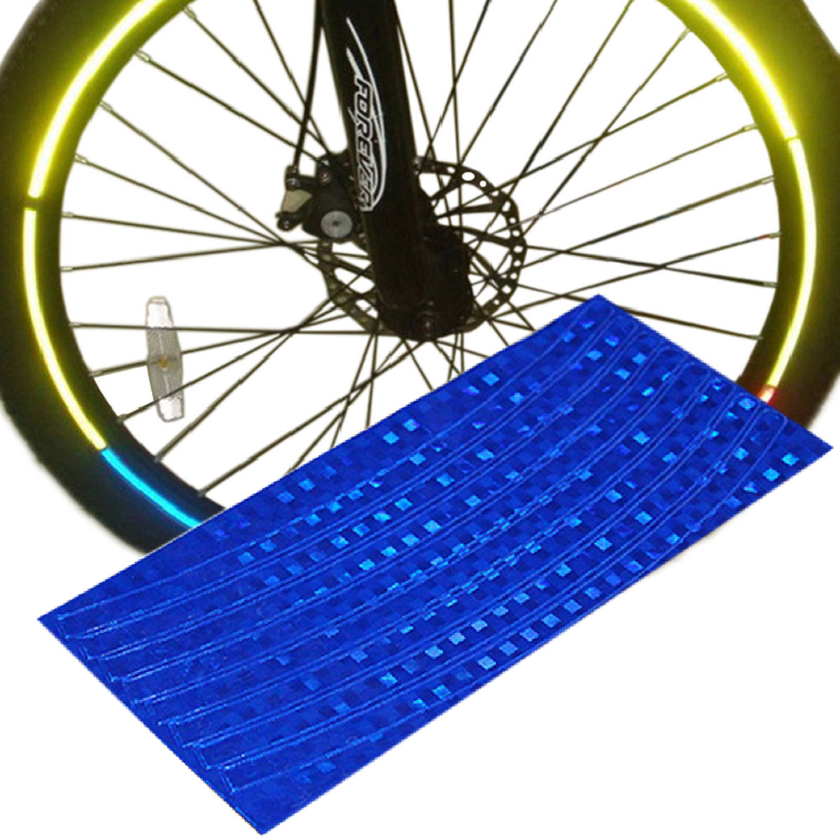 Sticker Phản Quang Dán Bánh Xe Đạp 26 Inch Miếng Dán Đề Can Phản Quang Trang Trí Vành Bánh Xe Đạp Chống Nước Trang Trí Tiện Lợi KAVISOTA