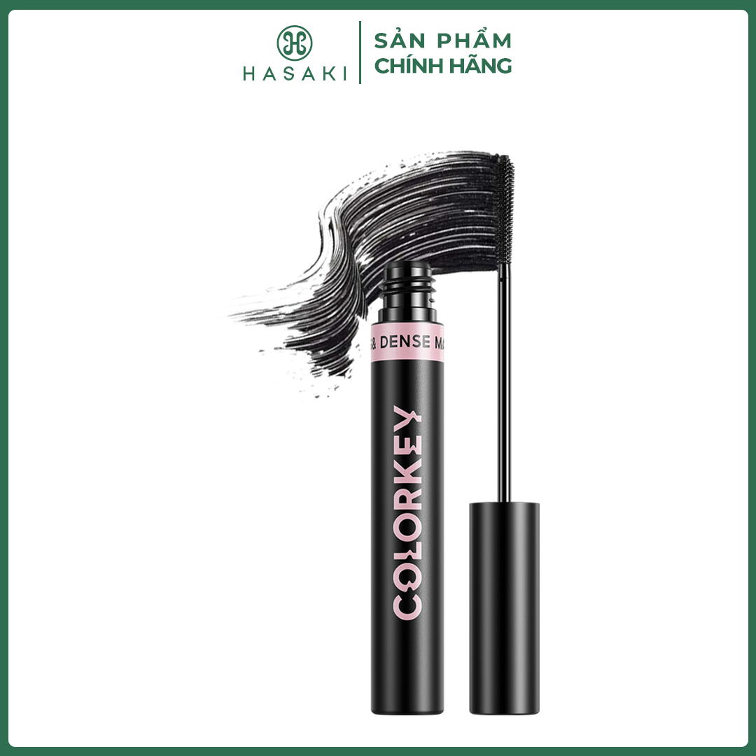  Mascara Colorkey Hỗ Trợ Giúp Mi Dài Và Tơi 4.5g Long & Dense Mascara Hasaki Sản Phẩm Chính Hãng 