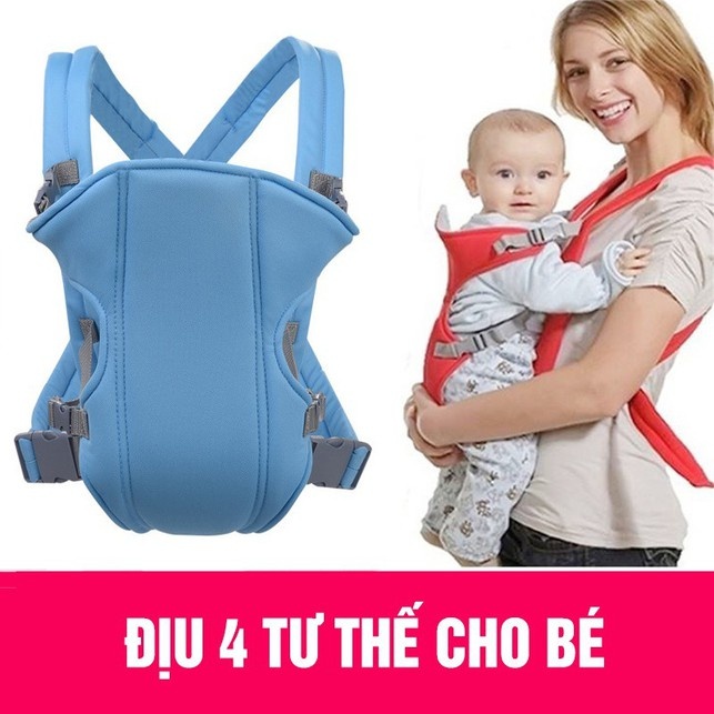 Đai Đeo An Toàn Cho Bé - Đai Địu 4 Tư Thế Cho Em Bé Nhiều Màu