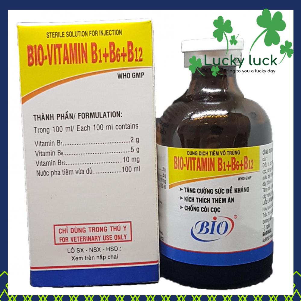 [HCM]Thuốc tiêm thèm ăn hồi phục sức khỏe cho chó mèo - Thuốc tiêm chó mèo - Bio B1B6B12 50ml