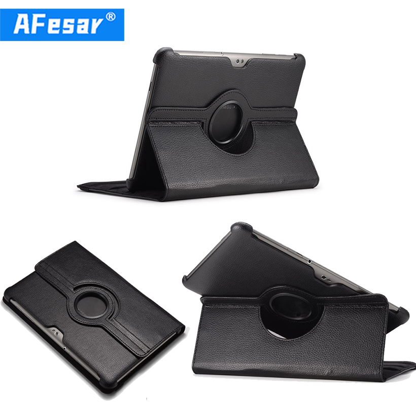 Dành cho Samsung Galaxy Samsung Galaxy TAB GT-P7500 P7510 (10.1 "-inch) 360°Rotating đứng Bao Da PU Ốp Lưng