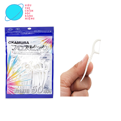 Okamura - Tăm kẽ chỉ nha khoa chất lượng Nhật Bản