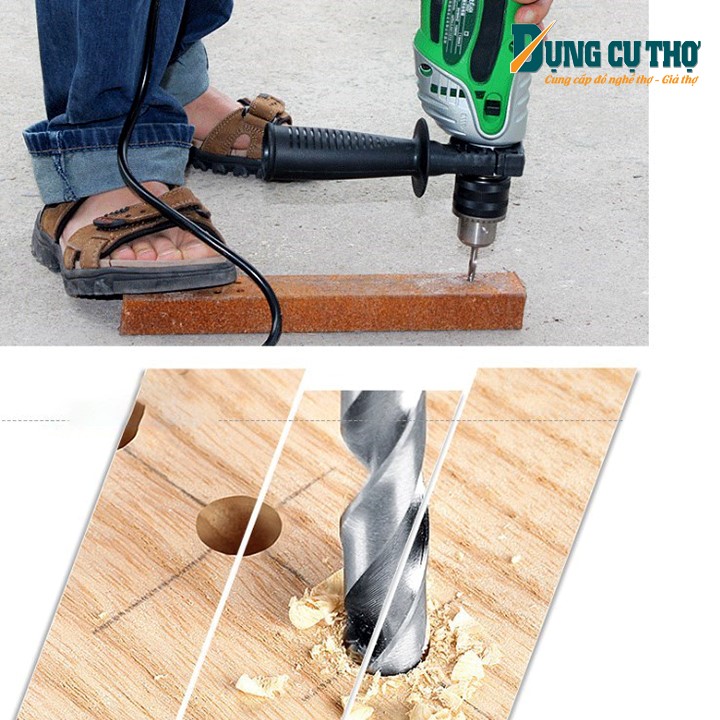 Bộ 13 mũi khoan gỗ thép hss