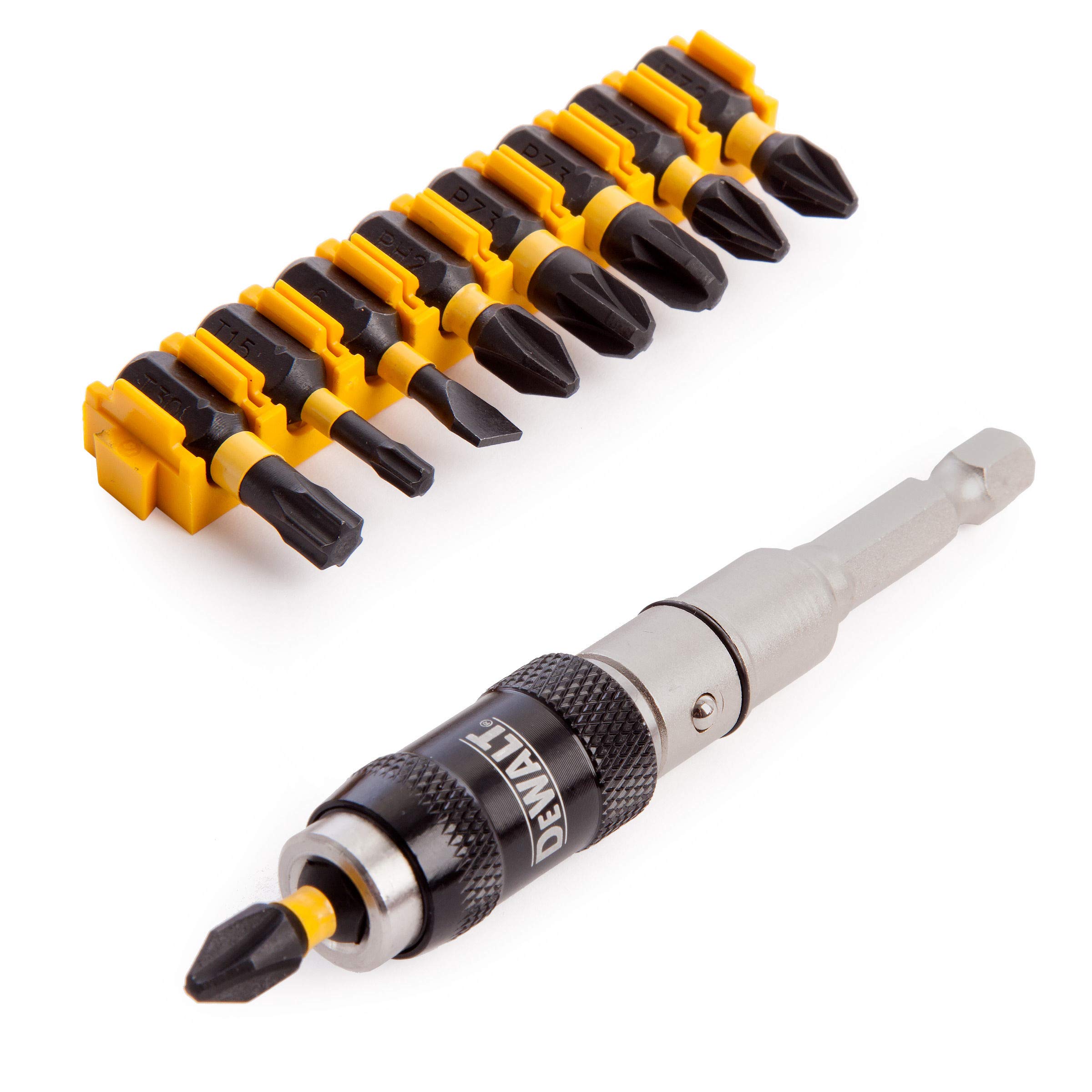 Mũi giữ vít lắc léo kèm bộ mũi vít dewalt dt70518t-qz - chính hãng