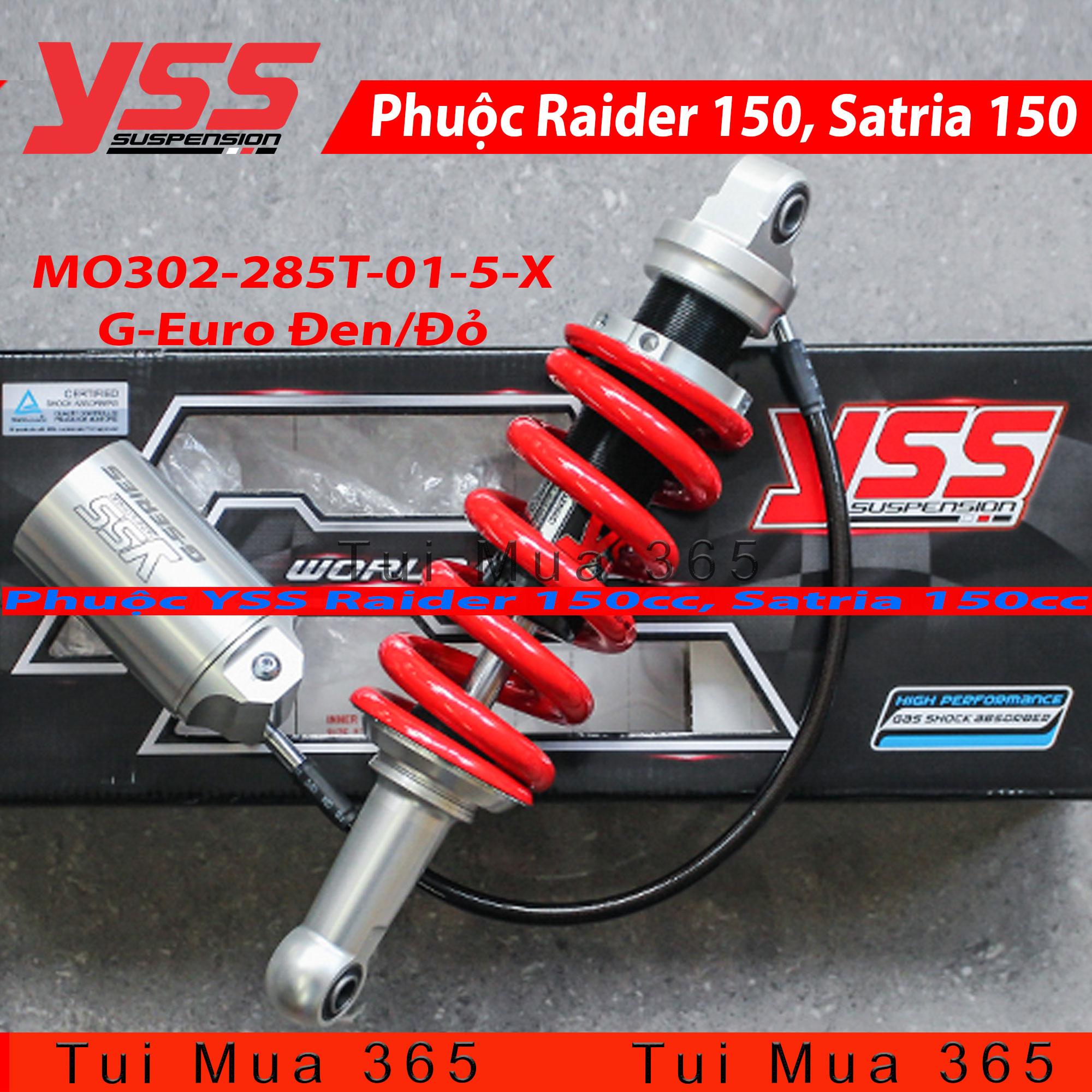[HCM]Phuộc YSS G Euro Raider 150 Satria 150 Đen/Đỏ