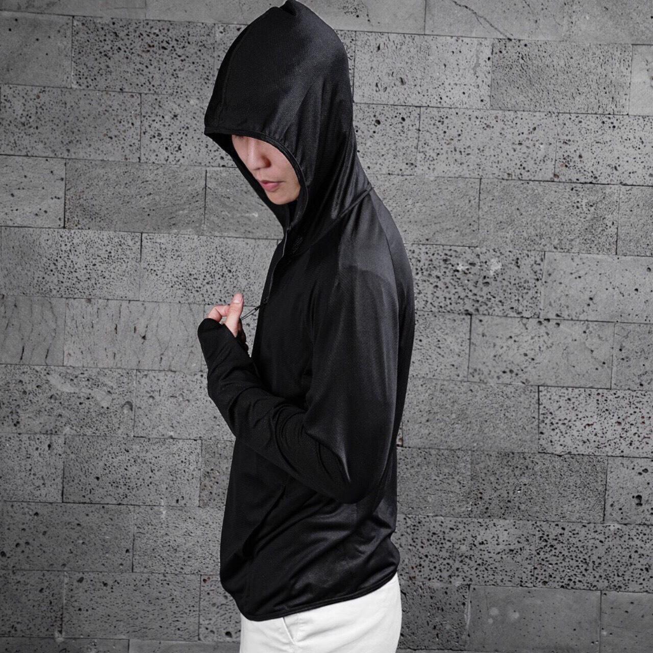 Hàng nhật xuất dư áo khoác nam chống nắng uniqlo cao cấp - màu đen - 2ce
