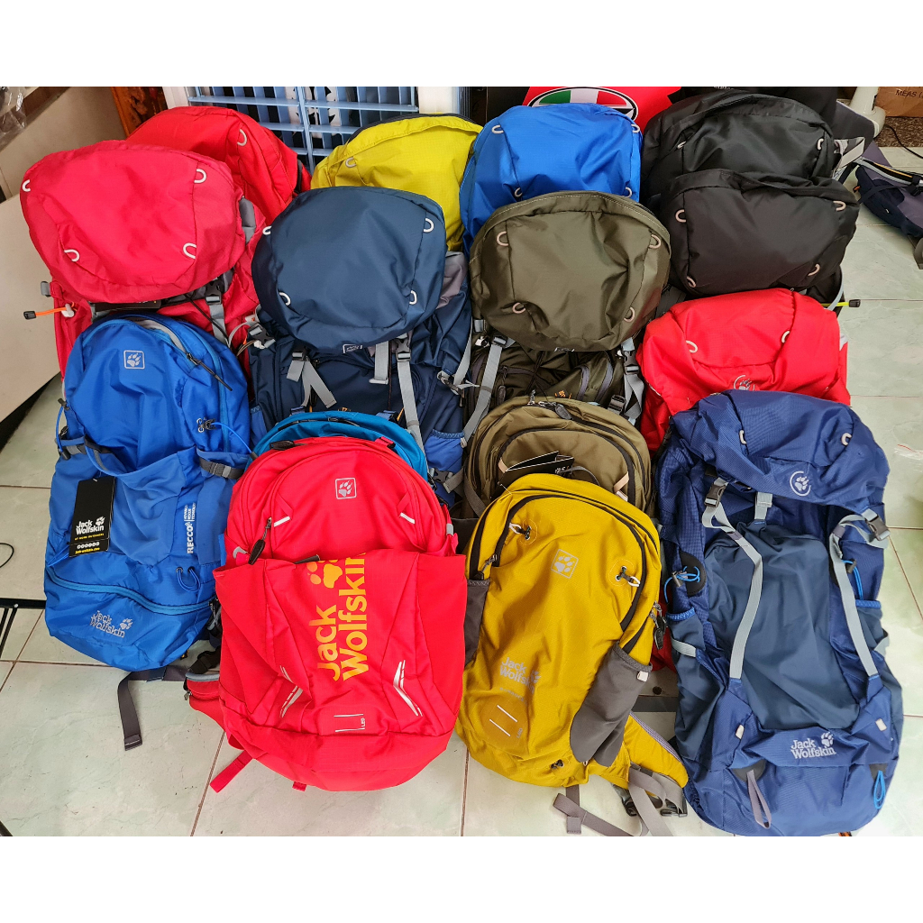 Balo chính hãng jack wolfskin 12l,24l,30l,40l,50l,60l - balo trekking,leo núi,dã ngoại,...
