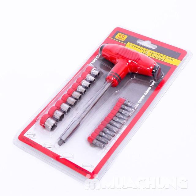 Trọn bộ dụng cụ vặn ốc bằng tay chữ t 24 đầu