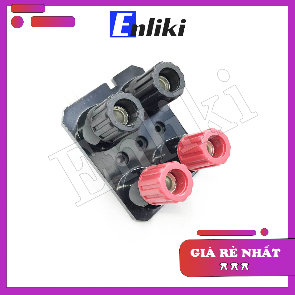 Cọc đấu dây loa 4p wp4-10a 2 hàng