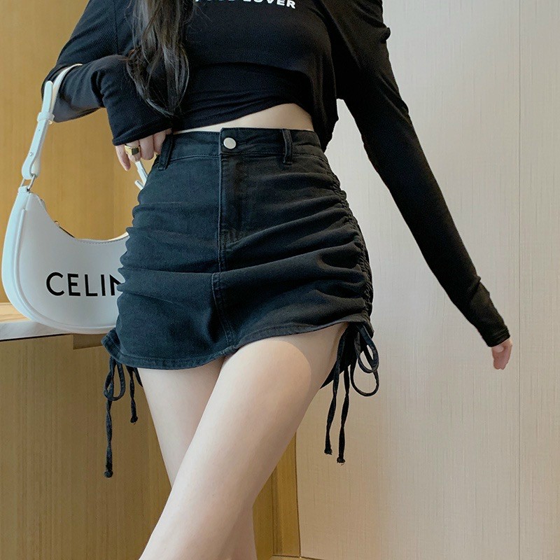 Chân váy rút dây 2 bên chất kaki đủ size đủ màu,ly store