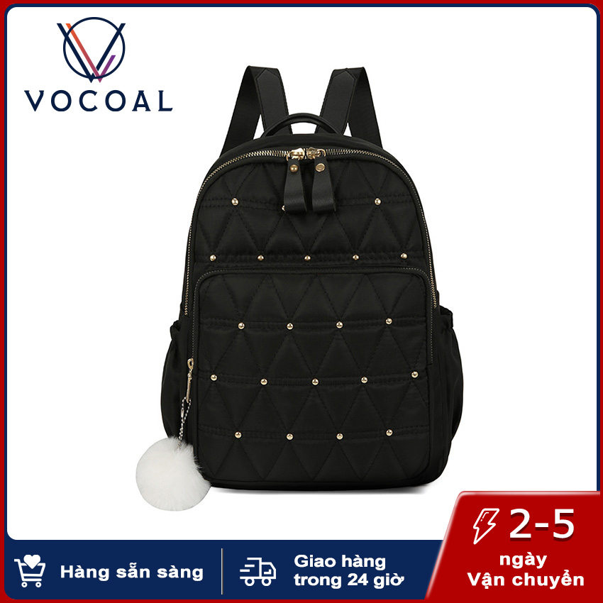 Vocoal Balo da nữ cặp Balo nữ thời trang Ba Lô Chống Thấm Nước Lô Phong Cách Hàn Quốc laptop da pu cao cấp chống nước