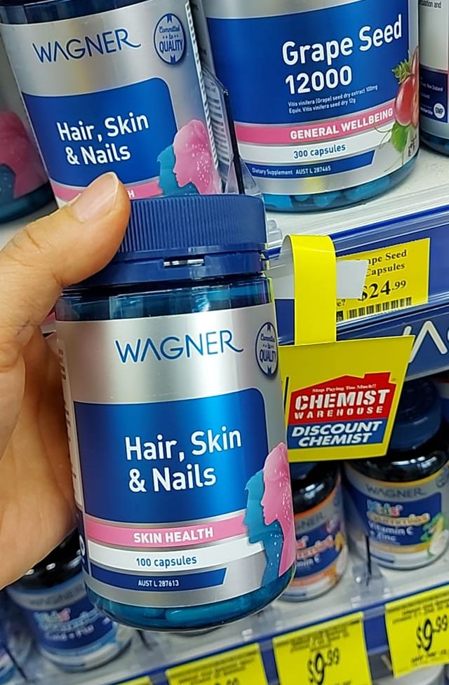 Wagner Hair Skin &amp; Nails 100 Capsules