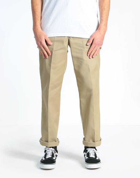 Quần Dickies kaki ống suông chính hãng.