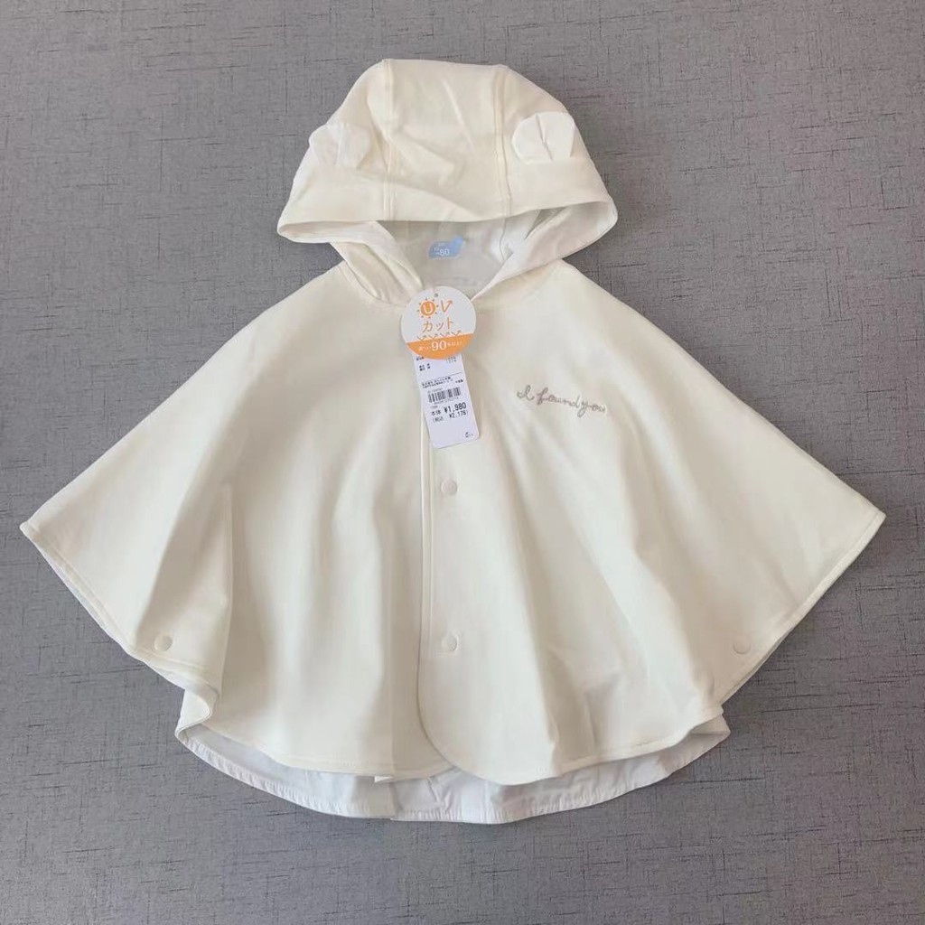 ↂ áo choàng chống nắng cho bé áo choàng cho bé chống nắng tránh gió 6 - 20 kg - a16 - babi mama